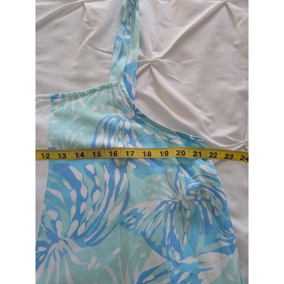 Lilibridge Dress Women’s XL Tropical Hawaiian Beach Blue Cover-up Coastal NEW - Picture 11 of 14